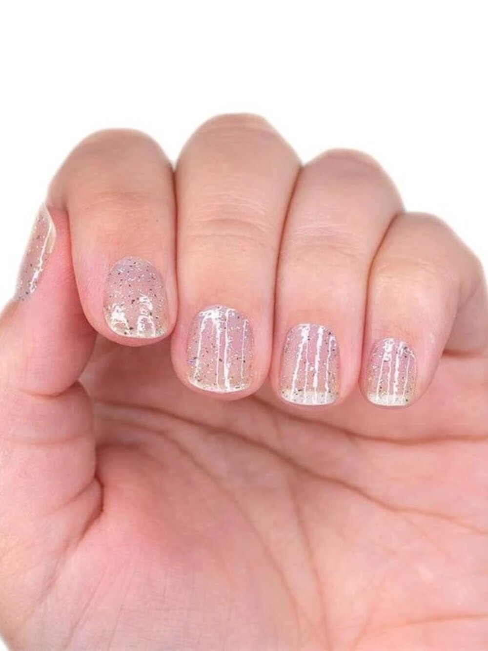 Color Street‎ Glittersweet Nail Polish Strips NWT Retired Glitter Overlay